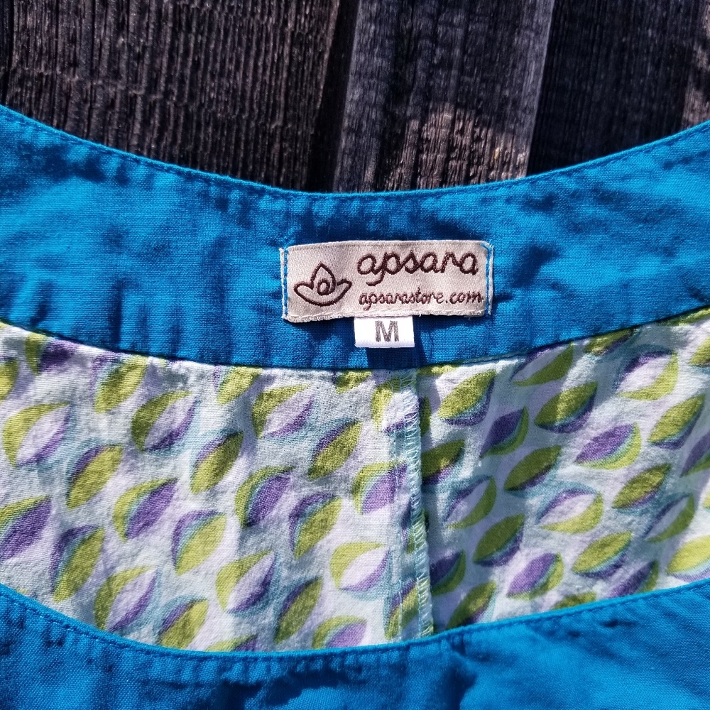 Apsara Dress Medium Leaf Pattern Ethically Source… - image 4